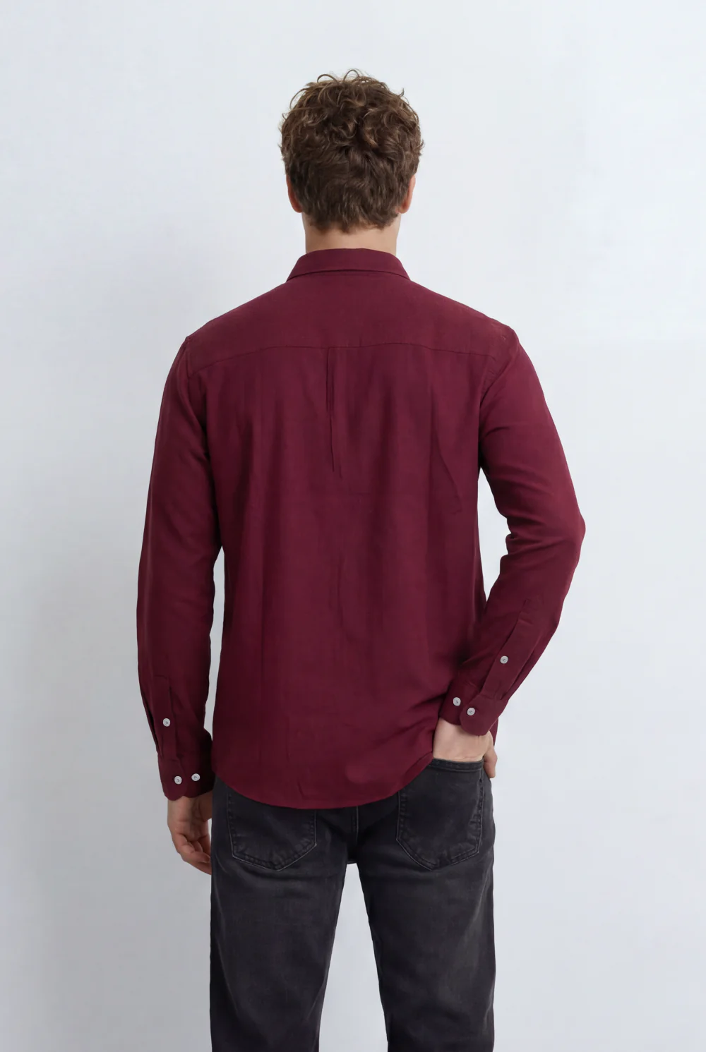 Men’s Tomato Store Regular Fit Shirt Button Down Collar Long Sleeves Tailored Crafted From Breathable Fabric - Image 34