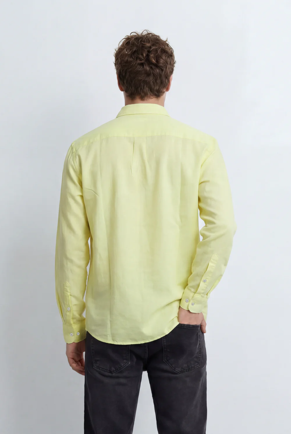 Men’s Tomato Store Regular Fit Shirt Button Down Collar Long Sleeves Tailored Crafted From Breathable Fabric - Image 38