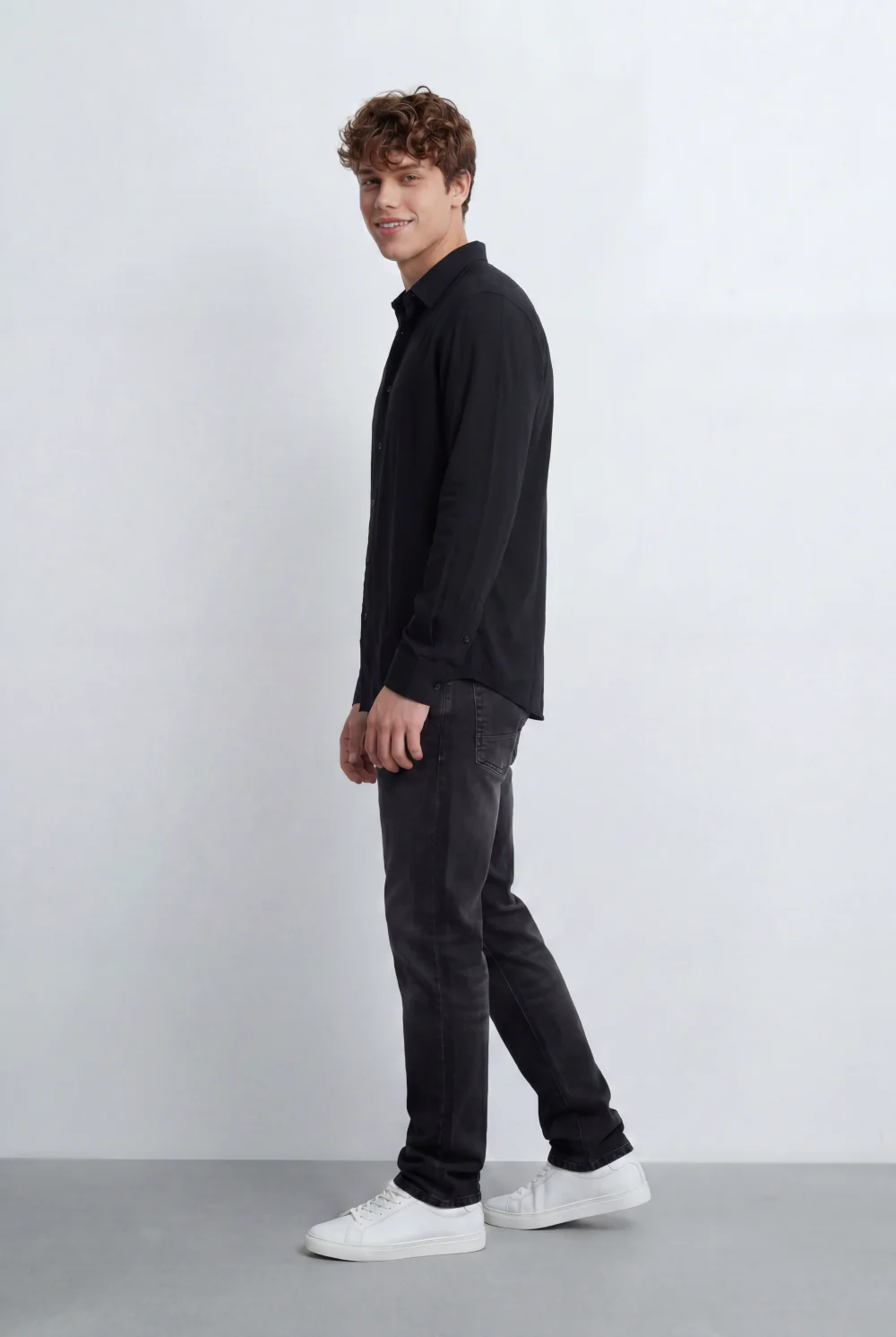 Men’s Tomato Store Regular Fit Shirt Button Down Collar Long Sleeves Tailored Crafted From Breathable Fabric - Image 8