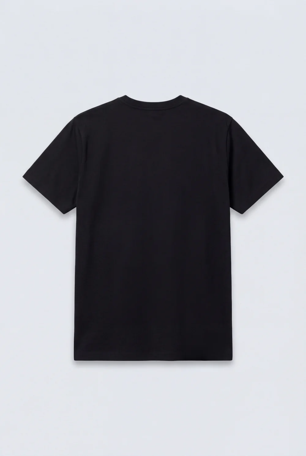 Men’s Ribbed Crew Neckline Tomato Store Signature Shoulder Patch Short Sleeves T-Shirt - Image 12