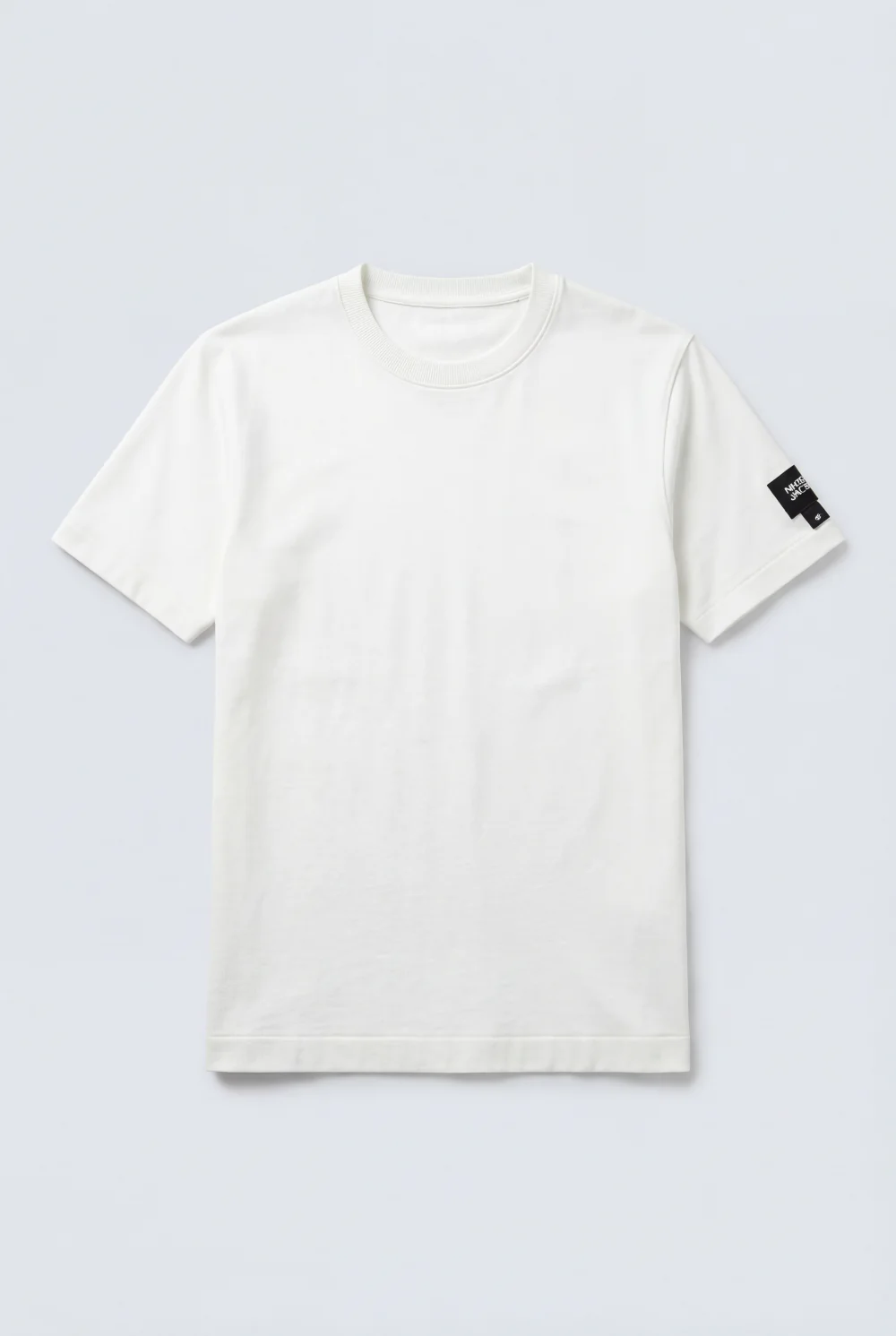 Men’s Ribbed Crew Neckline Tomato Store Signature Shoulder Patch Short Sleeves T-Shirt - Image 14