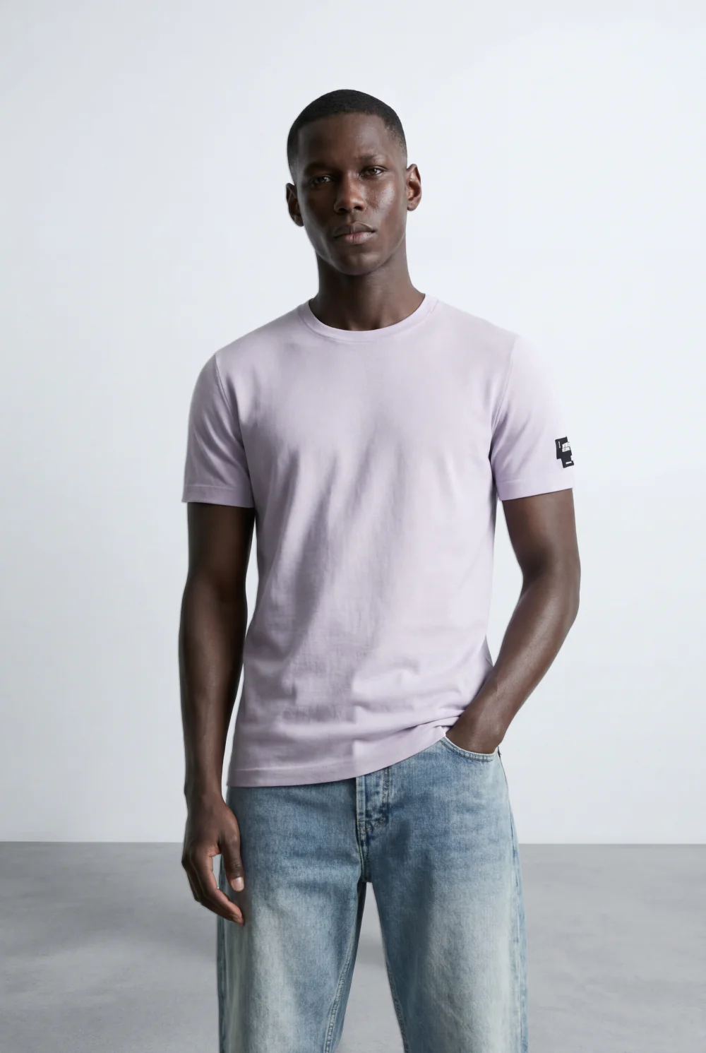 Men’s Ribbed Crew Neckline Tomato Store Signature Shoulder Patch Short Sleeves T-Shirt - Image 19