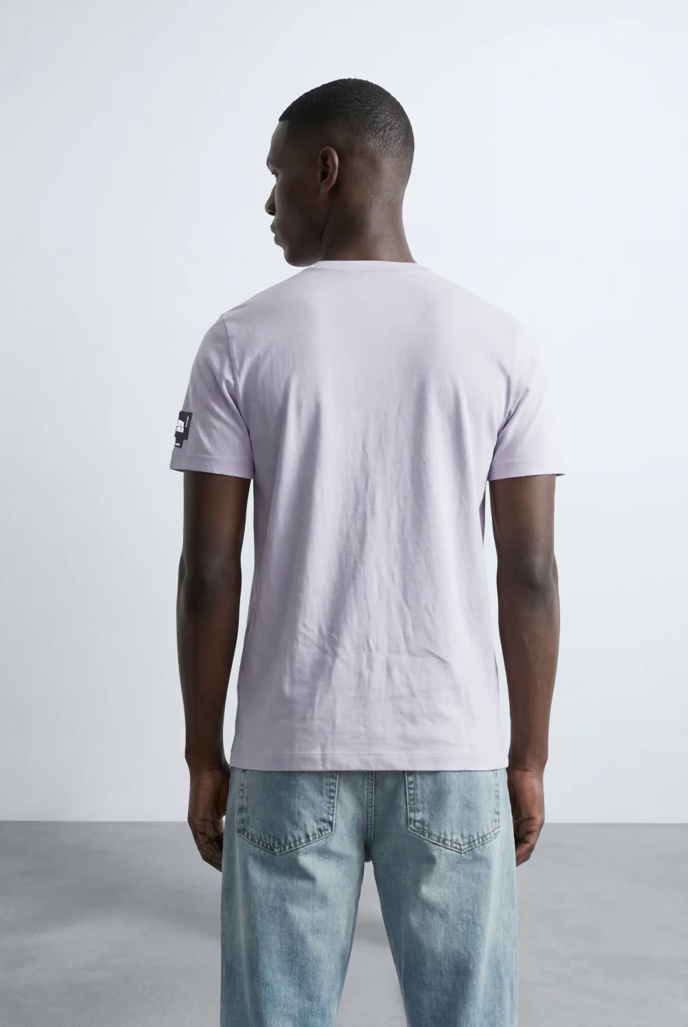 Men’s Ribbed Crew Neckline Tomato Store Signature Shoulder Patch Short Sleeves T-Shirt - Image 21