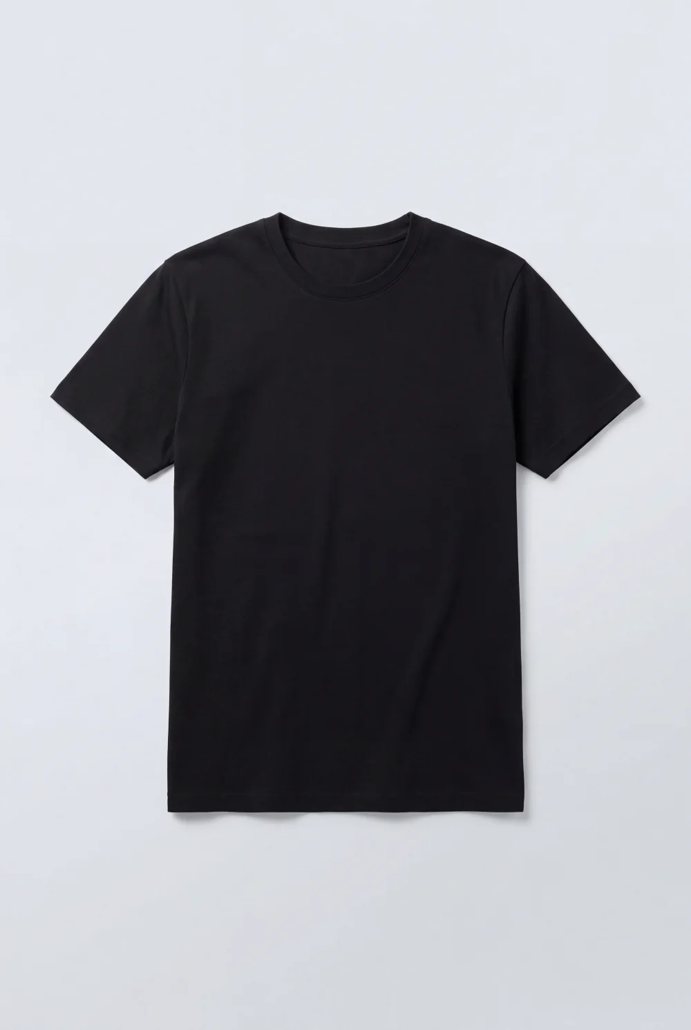 Men’s Ribbed Crew Neckline Tomato Store Signature Shoulder Patch Short Sleeves T-Shirt - Image 8