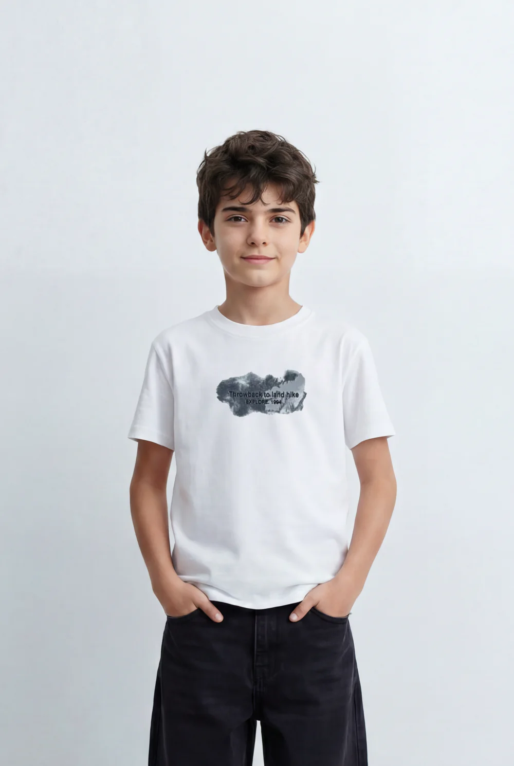 Boy’s Tomato Store Back Graphic T-Shirt Featuring An Outdoor Inspired Artwork Large Print - Image 5