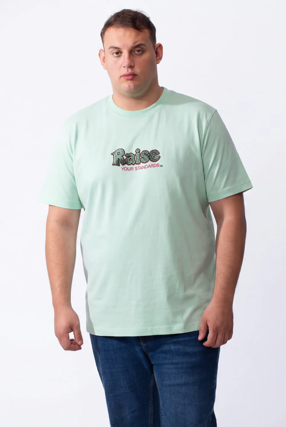 Men’s Tomato Store Back Statement Big Size T-Shirt Comfort Fit Small Front Logo Detail