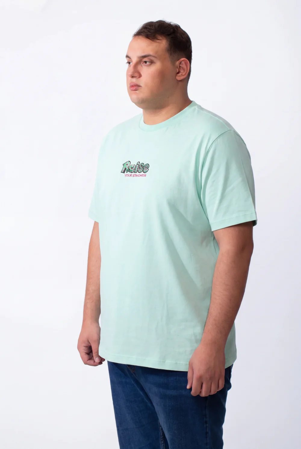Men’s Tomato Store Back Statement Big Size T-Shirt Comfort Fit Small Front Logo Detail - Image 4