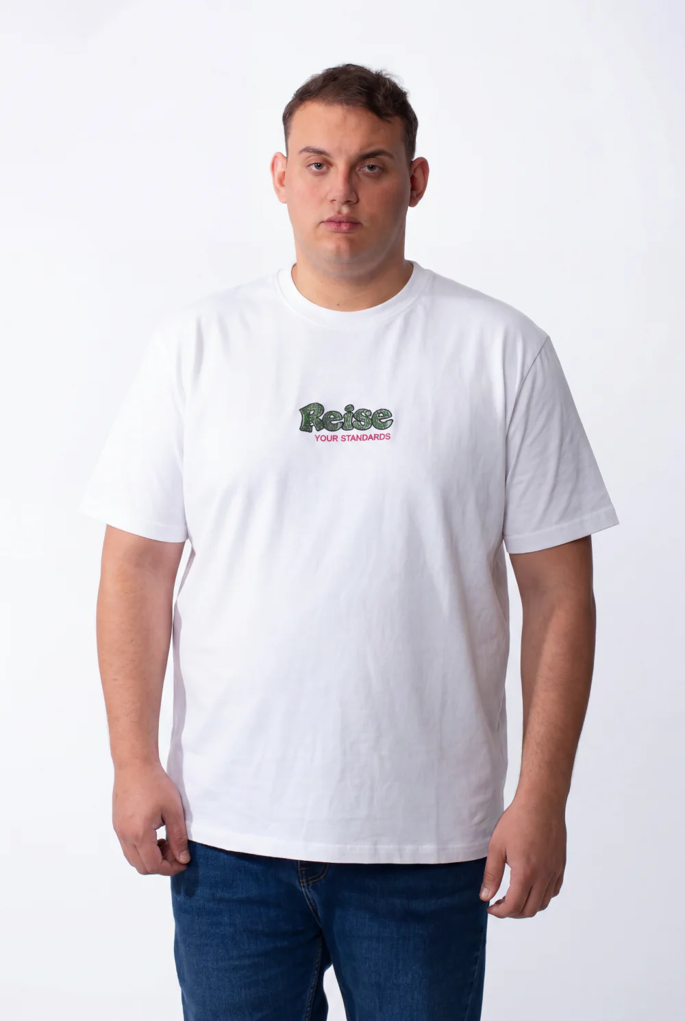Men’s Tomato Store Back Statement Big Size T-Shirt Comfort Fit Small Front Logo Detail - Image 5