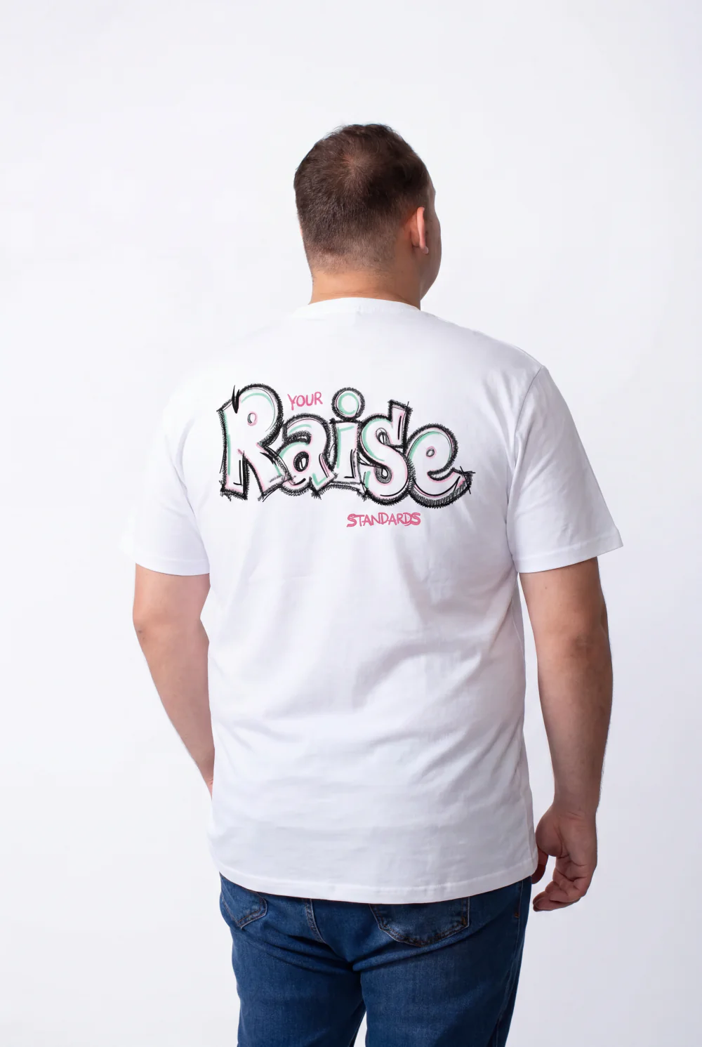 Men’s Tomato Store Back Statement Big Size T-Shirt Comfort Fit Small Front Logo Detail - Image 6