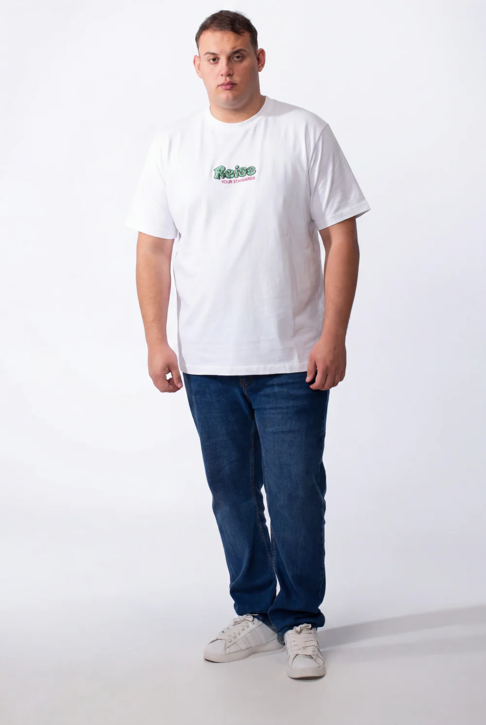 Men’s Tomato Store Back Statement Big Size T-Shirt Comfort Fit Small Front Logo Detail - Image 7