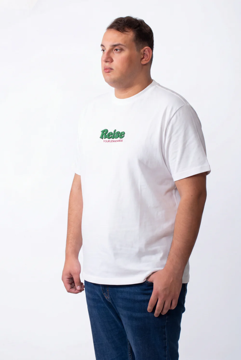 Men’s Tomato Store Back Statement Big Size T-Shirt Comfort Fit Small Front Logo Detail - Image 8