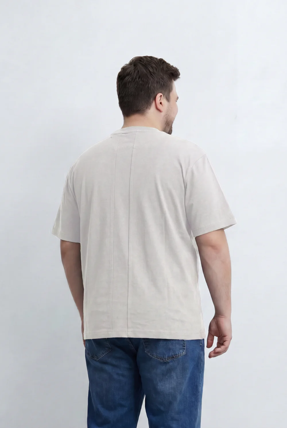 Men’s Tomato Store Big Size T-Shirt Utility Inspired Chest Pocket And Distressed Detail - Image 2