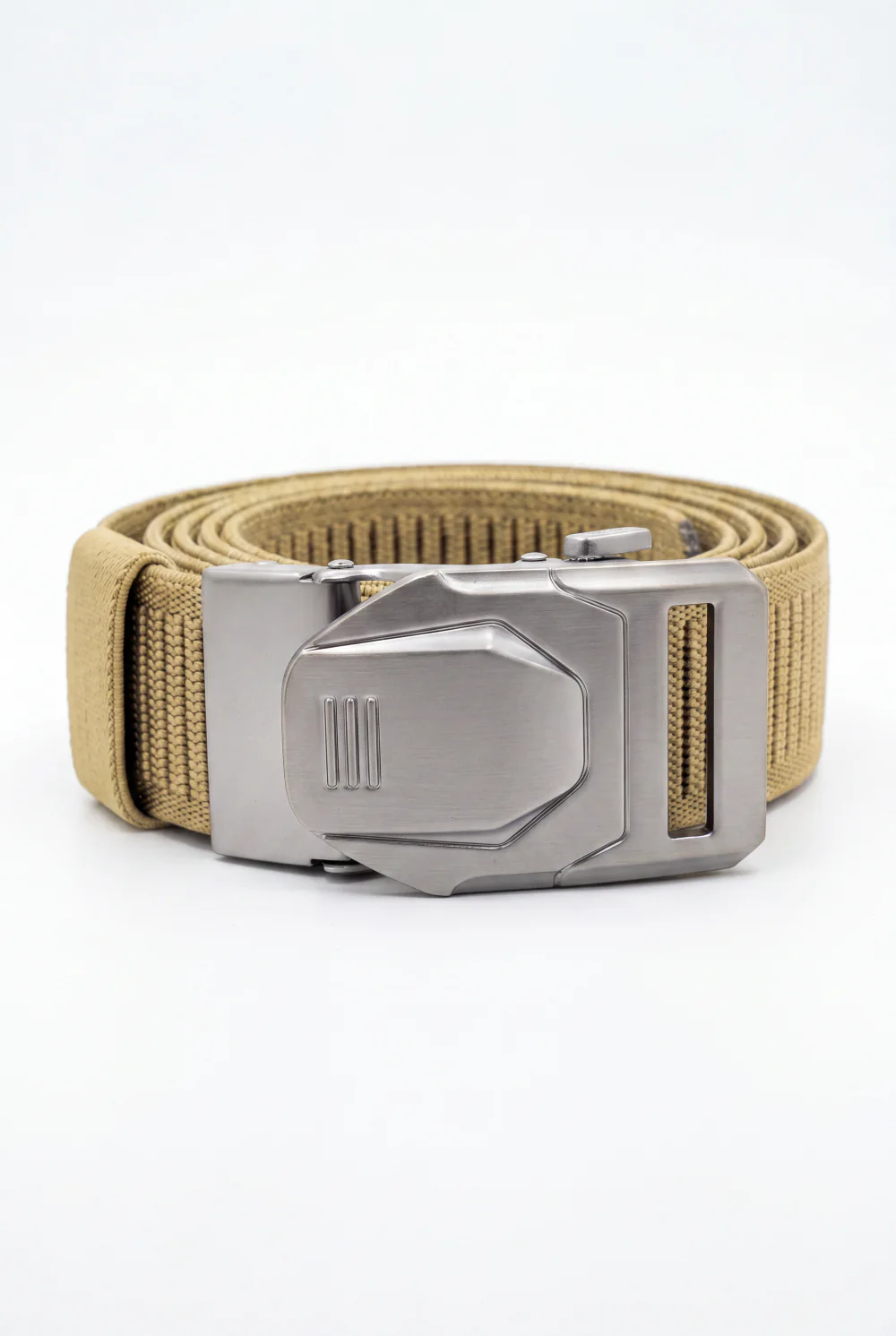 Men’s Tomato Store Blade Clip Web Belt With Ribbed Basket Weave Pattern Raised Inner Grip Texture Metallic Quick Release Buckle - Image 11