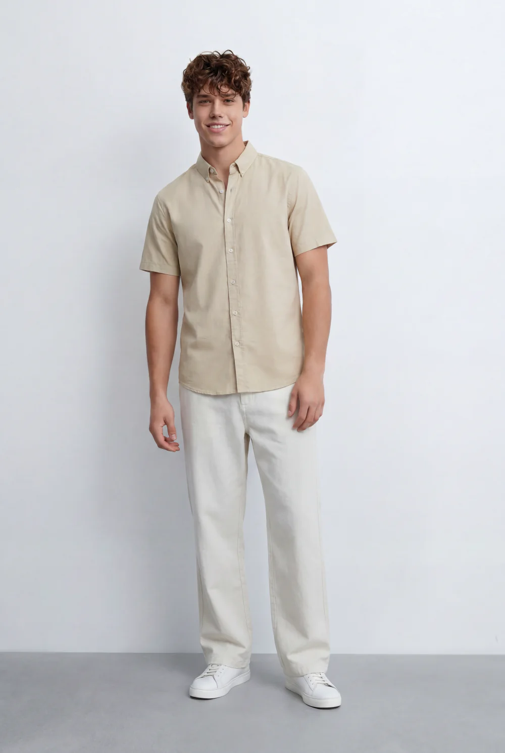 Men’s Tomato Store Button Down Shirt Classic Collar Design Short Sleeves Tailored Regular Fit - Image 11