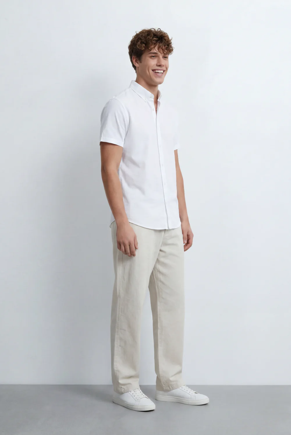 Men’s Tomato Store Button Down Shirt Classic Collar Design Short Sleeves Tailored Regular Fit - Image 15
