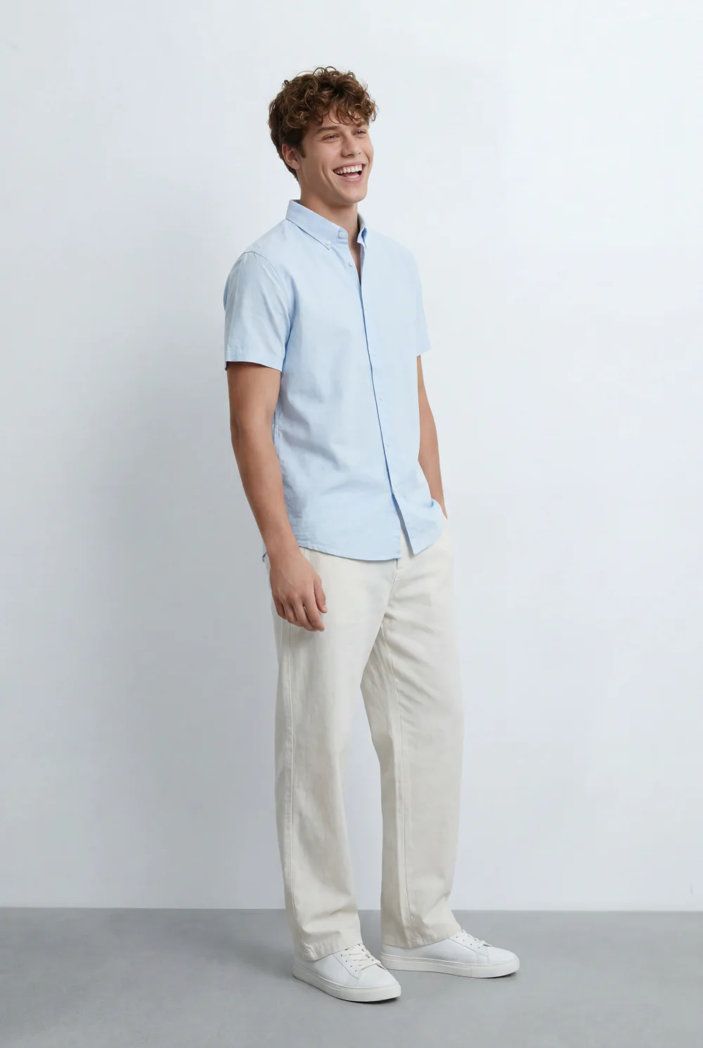 Men’s Tomato Store Button Down Shirt Classic Collar Design Short Sleeves Tailored Regular Fit - Image 19