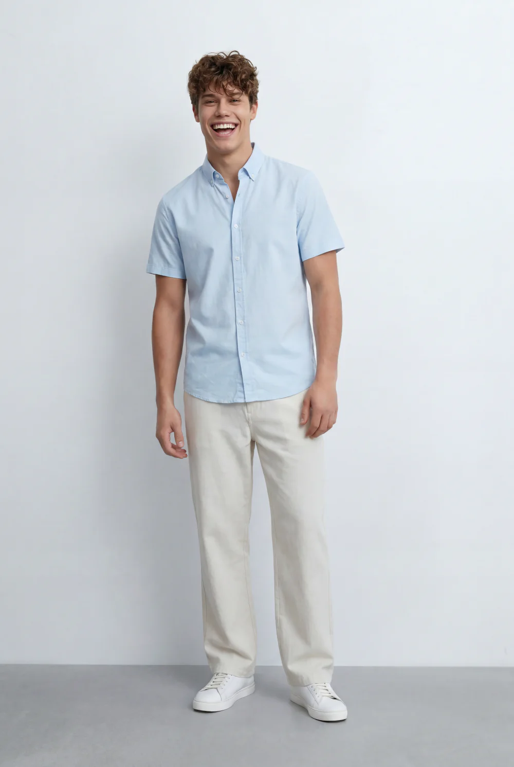 Men’s Tomato Store Button Down Shirt Classic Collar Design Short Sleeves Tailored Regular Fit - Image 20