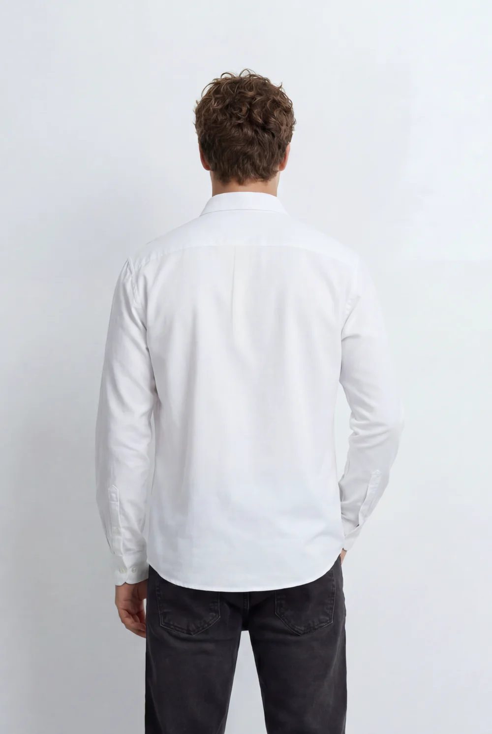 Men’s Tomato Store Button Down Shirt Classic Collar Long Sleeves - Image 2