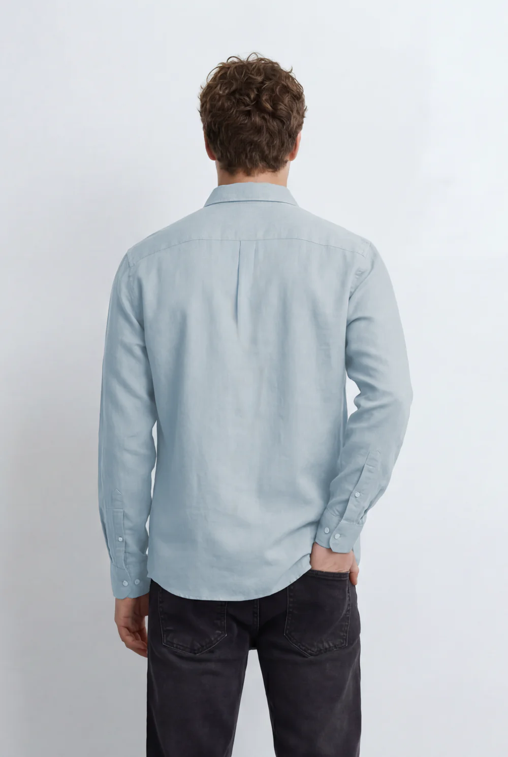 Men’s Tomato Store Button Down Shirt Classic Collar Long Sleeves - Image 6