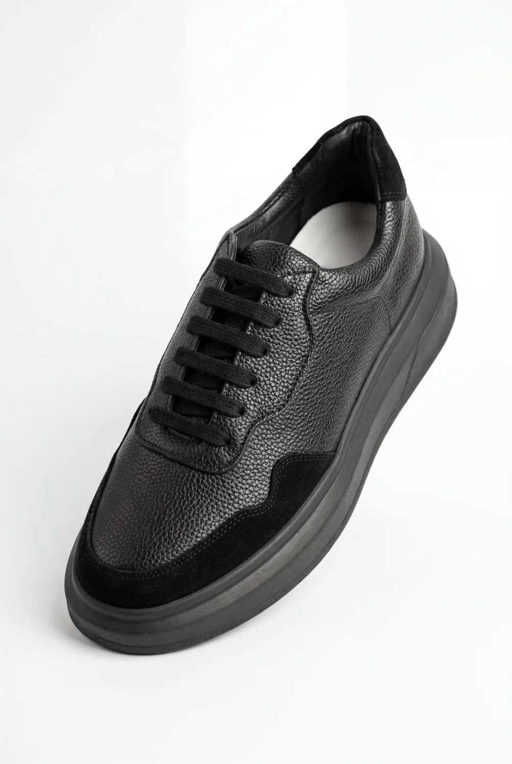 Men’s Tomato Store Casual Leather Sneaker Smooth Upper Clean Panel Shoes - Image 15