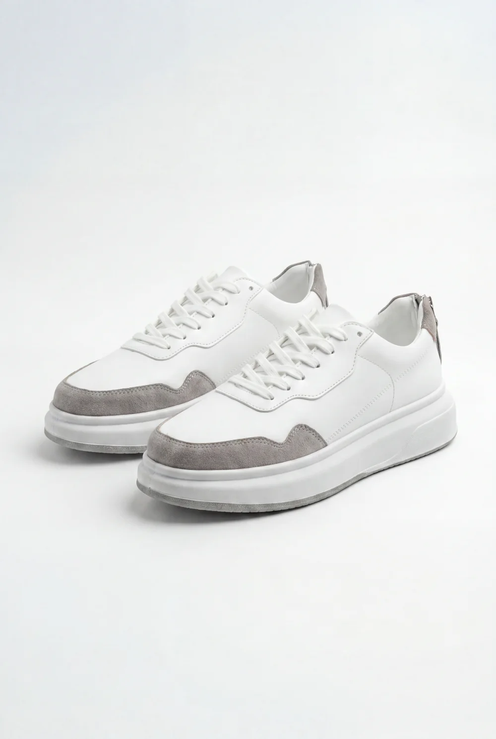 Men’s Tomato Store Casual Leather Sneaker Smooth Upper Clean Panel Shoes - Image 5