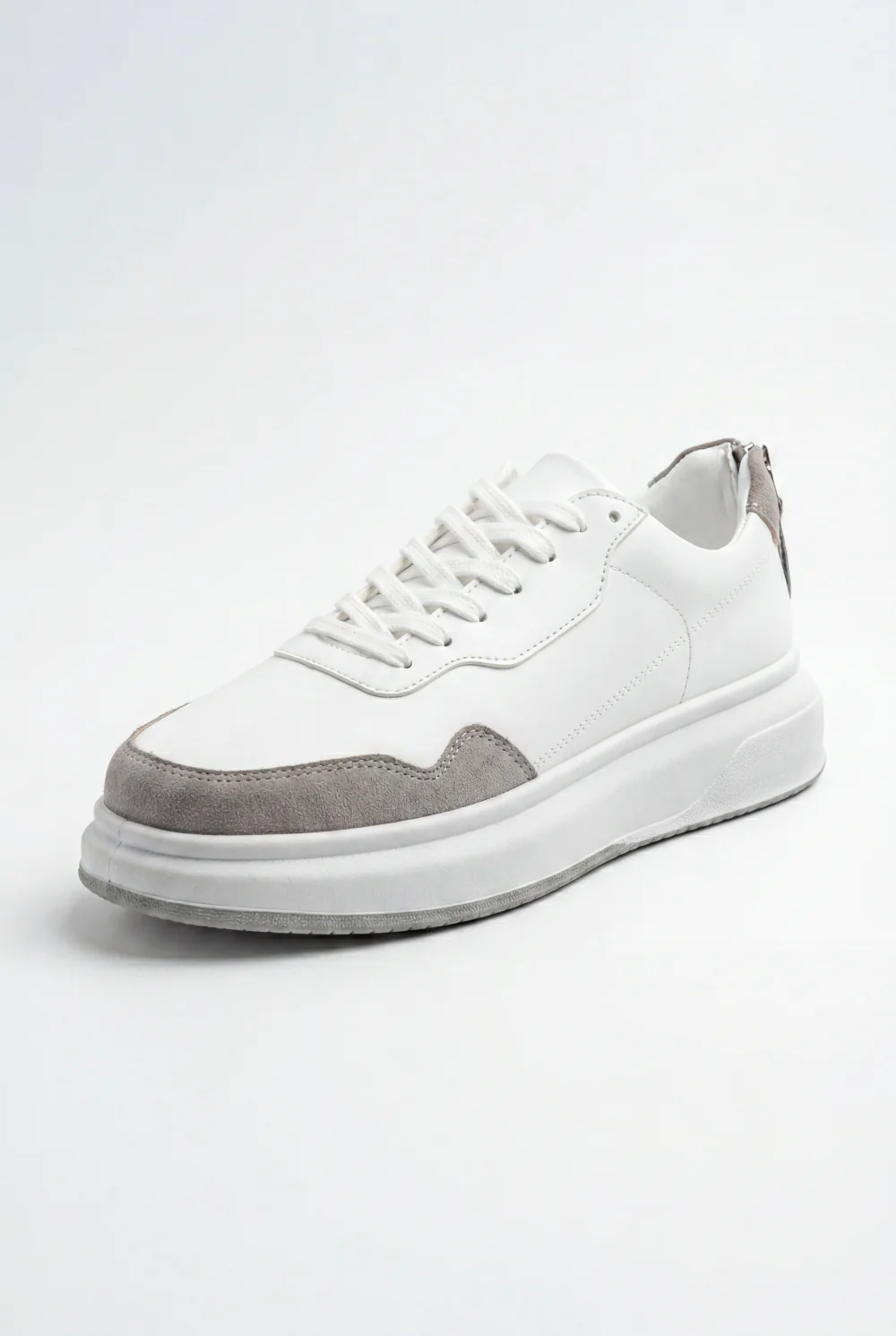 Men’s Tomato Store Casual Leather Sneaker Smooth Upper Clean Panel Shoes - Image 6