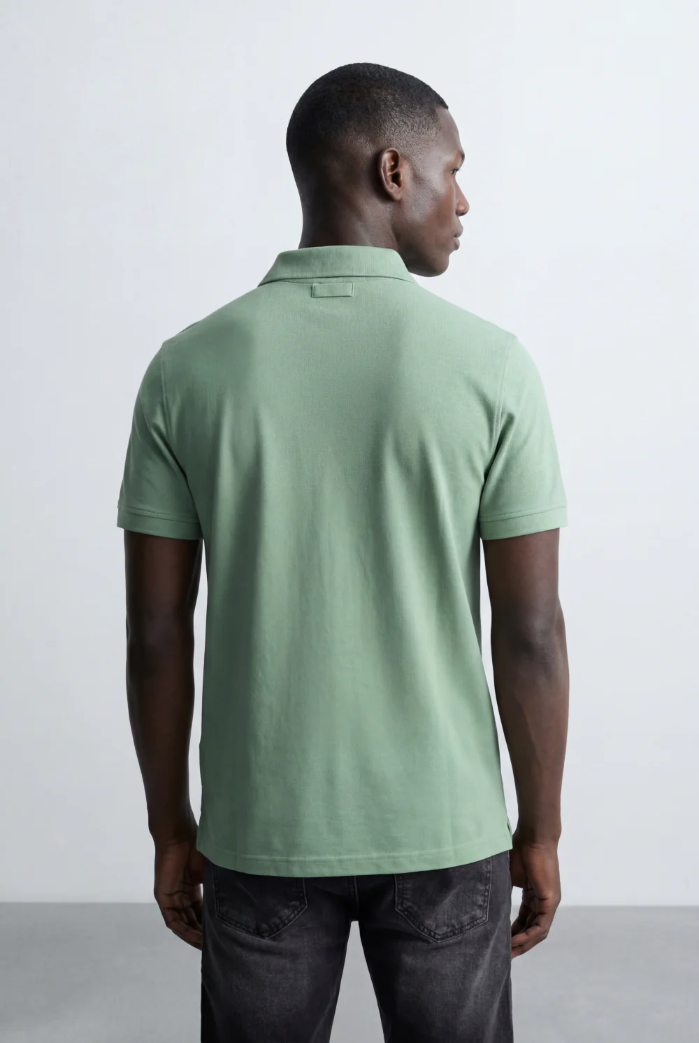 Men’s Tomato Store Classic Polo T-Shirt Clean Minimal Design Two Button Placket - Image 2