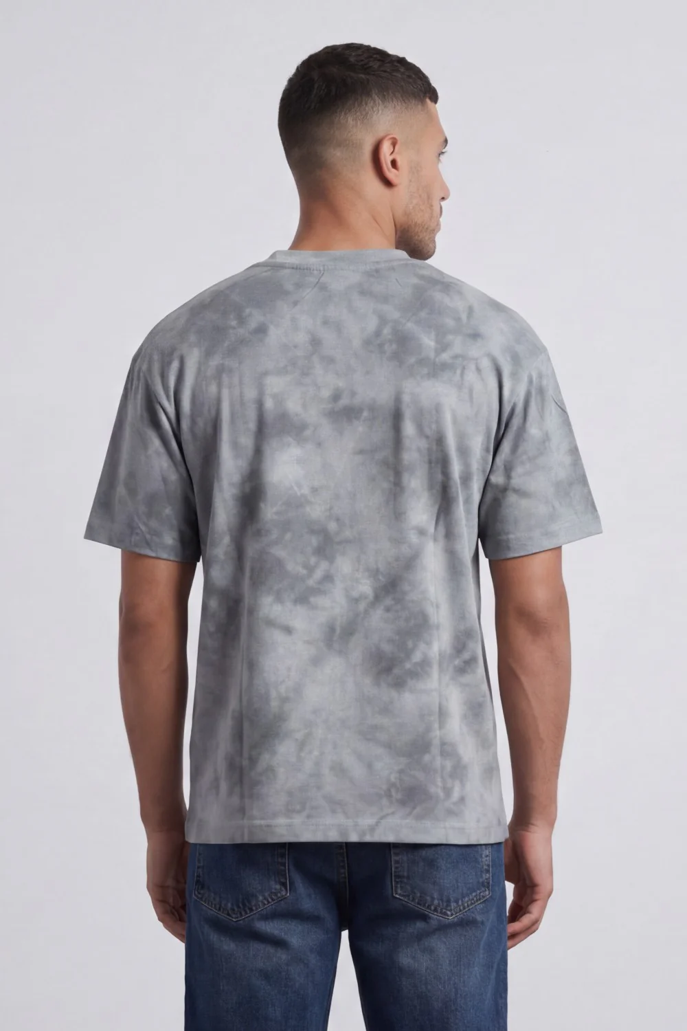 Men’s Tomato Store Cloud Wash T-Shirt Crafted With Crew Neck Drop Shoulder Relaxed Street Fit - Image 6