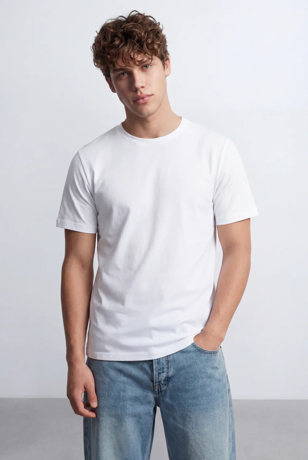 Men’s Tomato Store Crew Neckline Short Sleeves Base Layer Relaxed Professional And Casual T-Shirt - Image 7