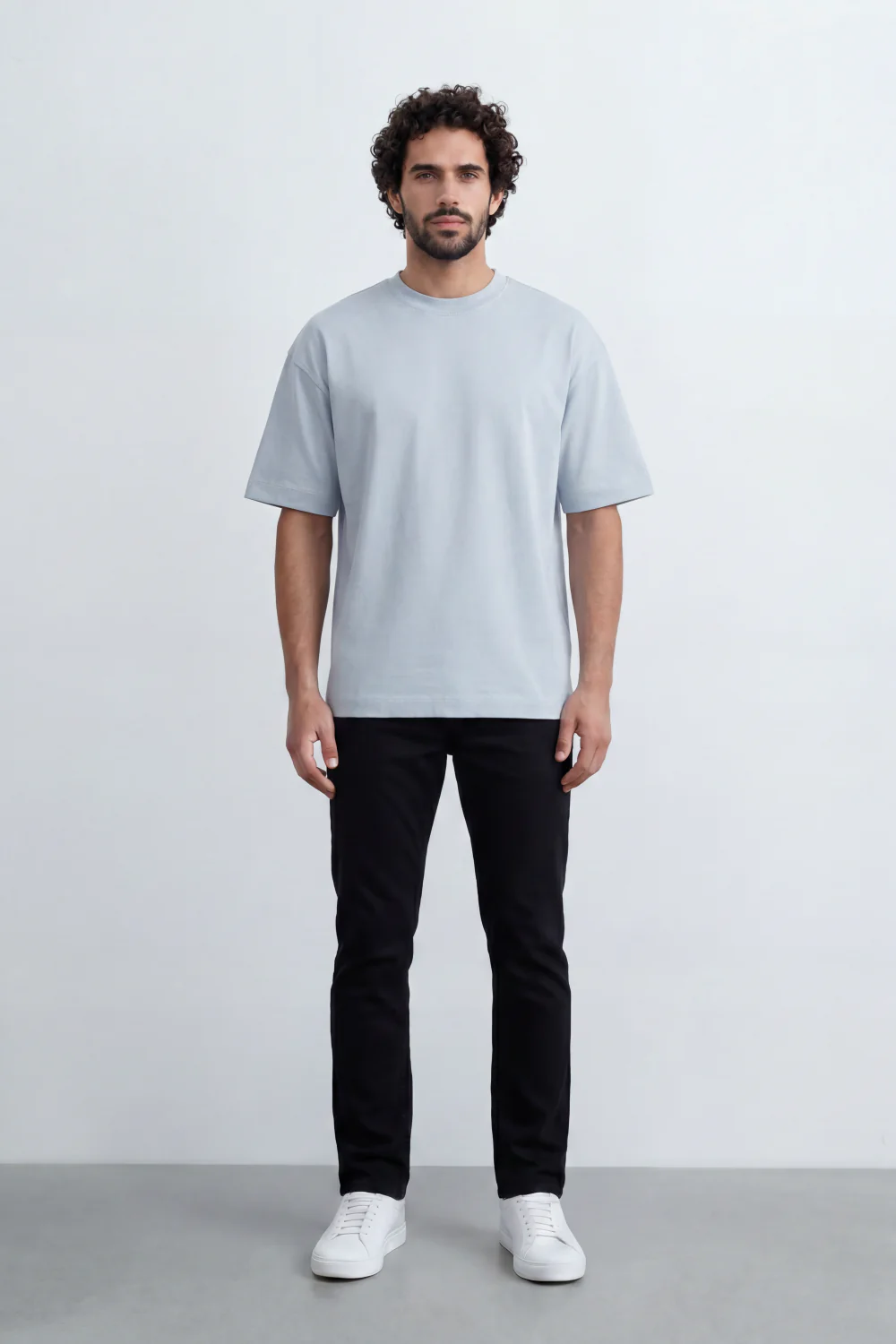 Men’s Tomato Store Debris Splash Back Print T-Shirt Texture Solid Dyed Surface Front Minimal Finish Large Back Typography Relaxed Fit - Image 11