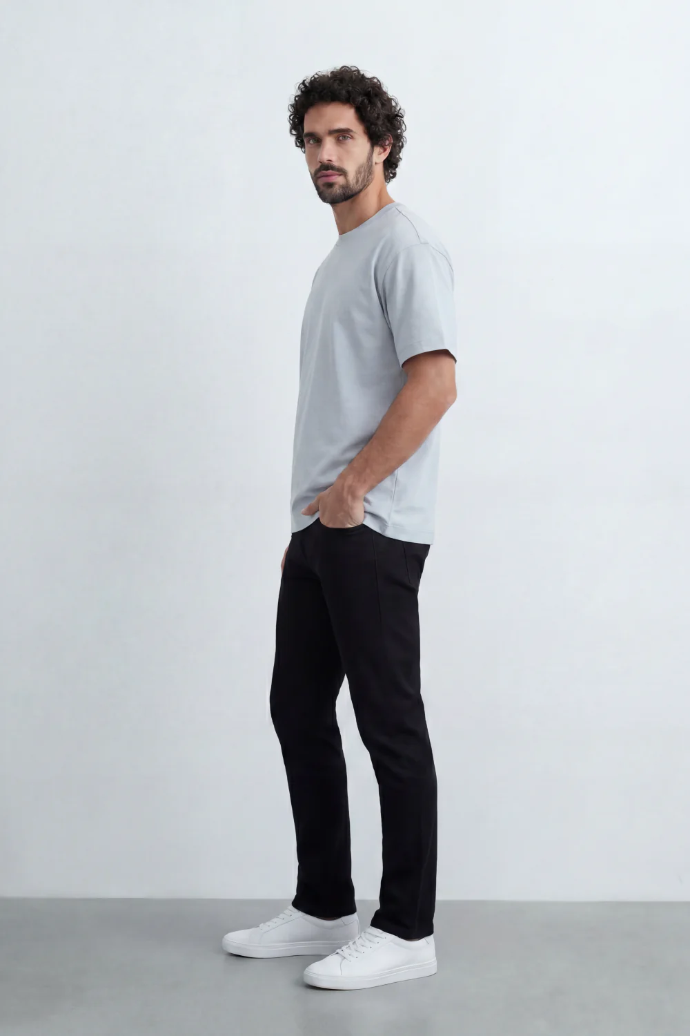 Men’s Tomato Store Debris Splash Back Print T-Shirt Texture Solid Dyed Surface Front Minimal Finish Large Back Typography Relaxed Fit - Image 12