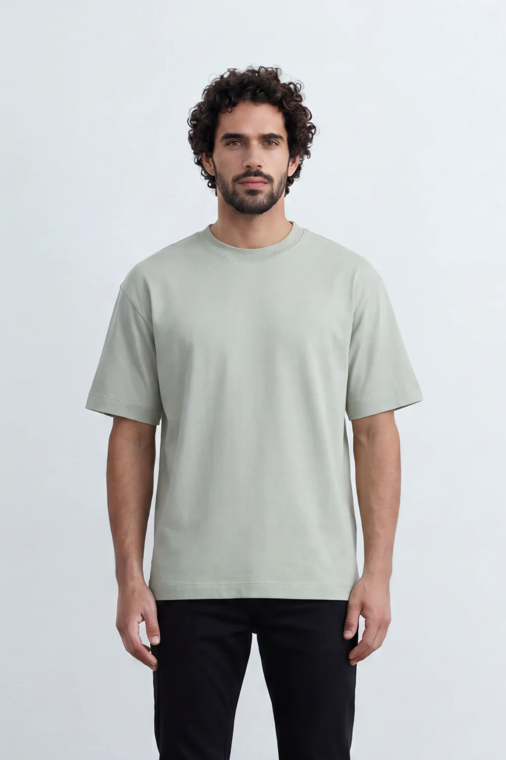 Men’s Tomato Store Debris Splash Back Print T-Shirt Texture Solid Dyed Surface Front Minimal Finish Large Back Typography Relaxed Fit - Image 13