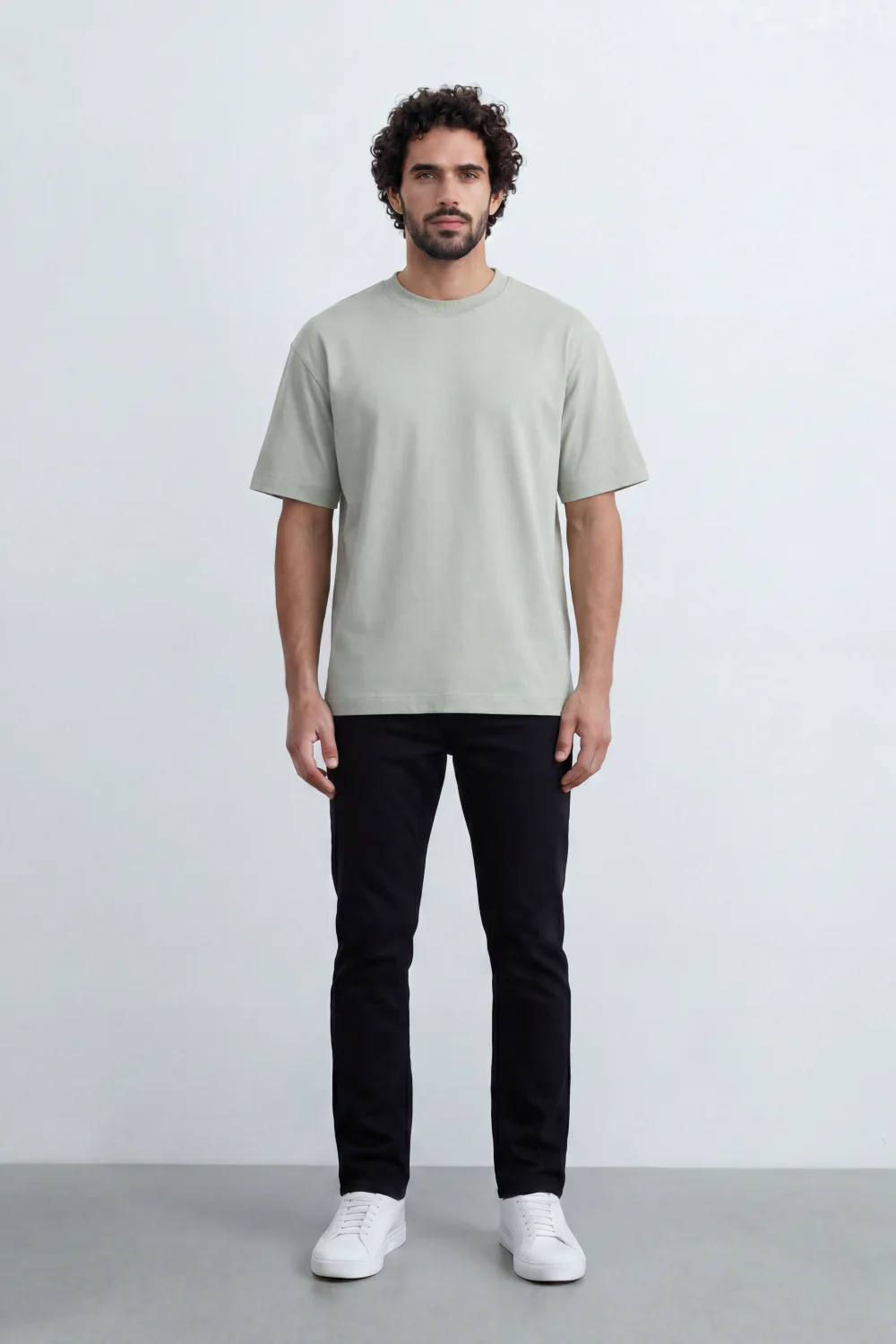 Men’s Tomato Store Debris Splash Back Print T-Shirt Texture Solid Dyed Surface Front Minimal Finish Large Back Typography Relaxed Fit - Image 15