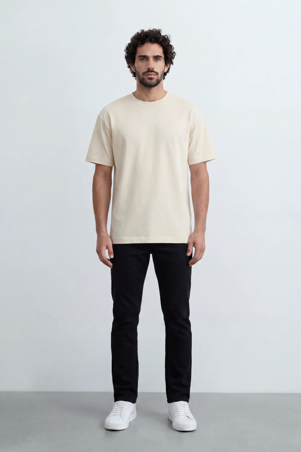 Men’s Tomato Store Debris Splash Back Print T-Shirt Texture Solid Dyed Surface Front Minimal Finish Large Back Typography Relaxed Fit - Image 7