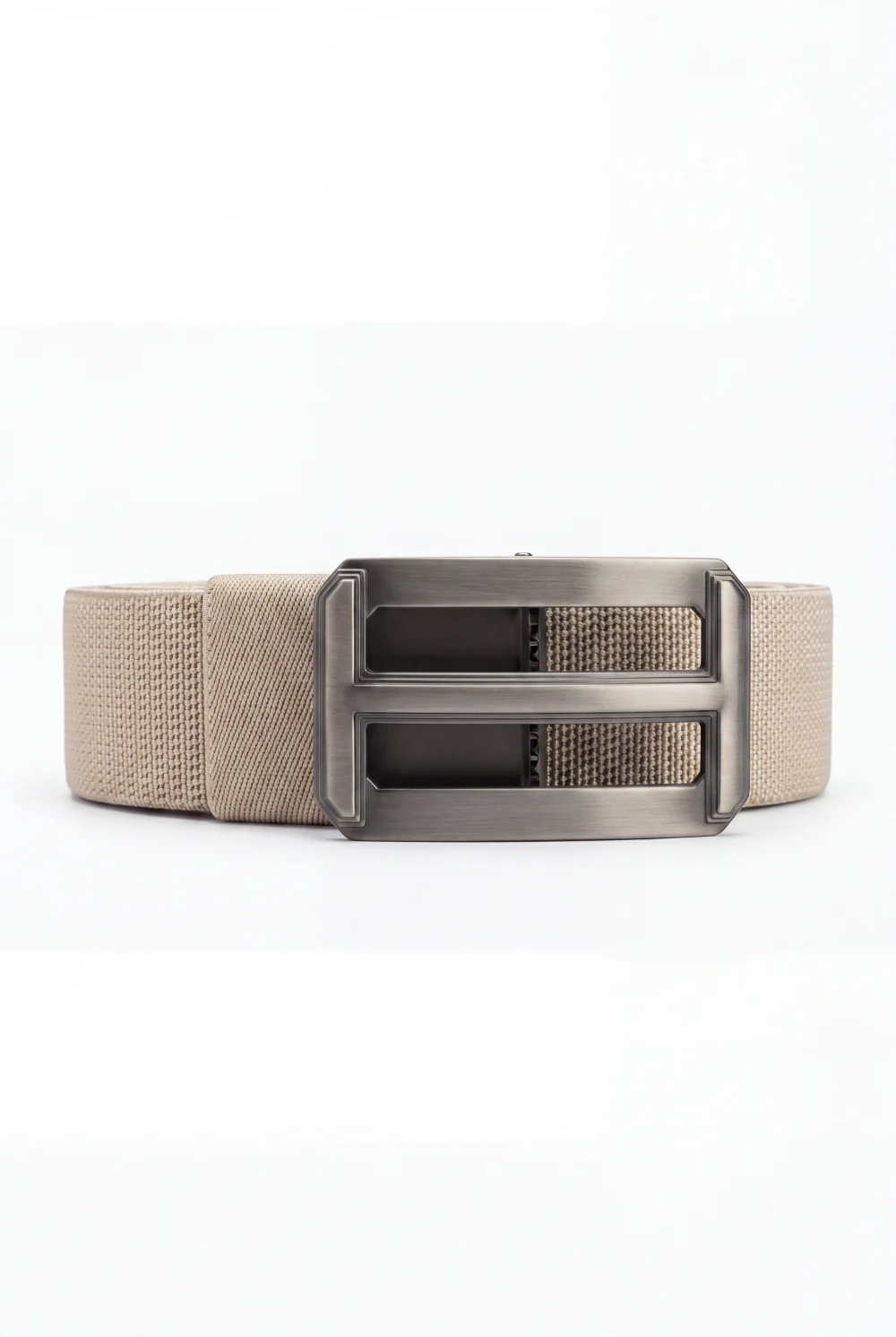 Men’s Tomato Store Double Window Elastic Belt With Woven Stretch Strap Open Frame Buckle - Image 2