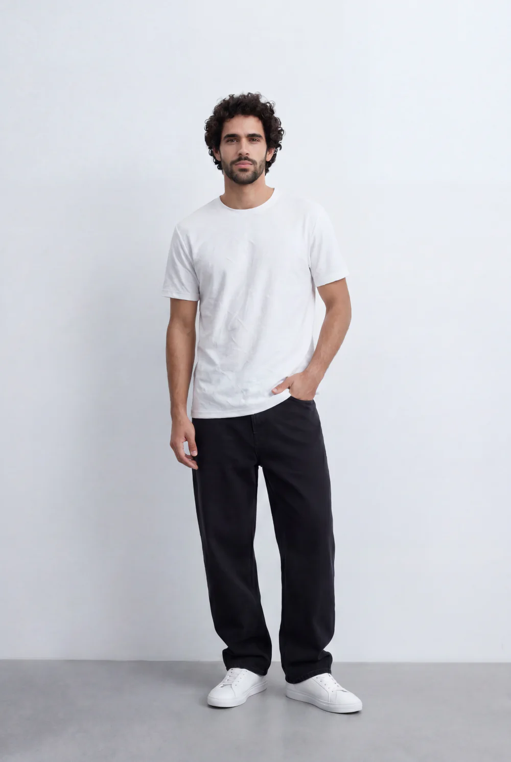 Men’s Tomato Store Essential Crew Neck Tee Clean Solid Surface Minimal Everyday Design Relaxed Comfort Fit - Image 8