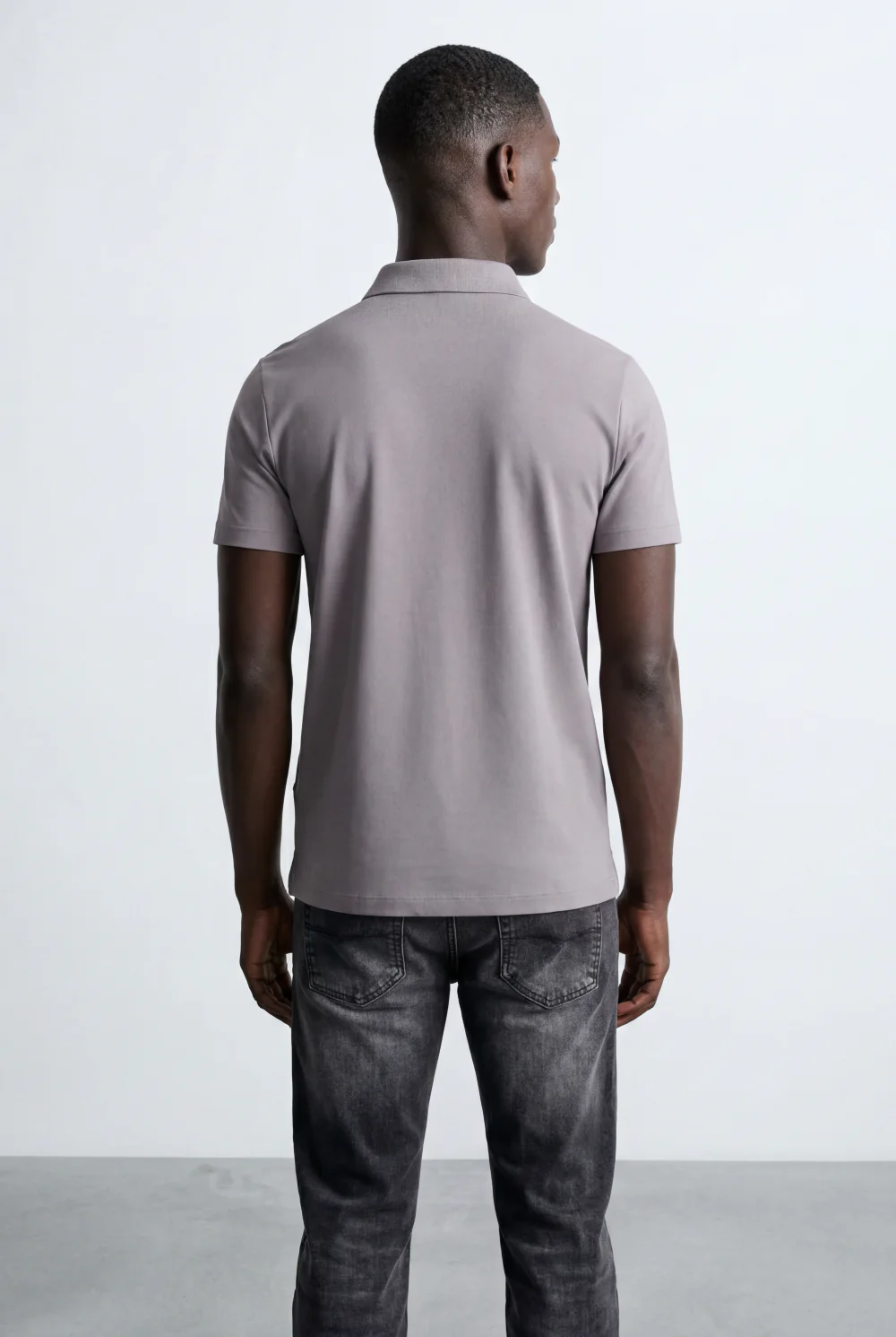 Men’s Tomato Store Essential Pique Polo Clean Solid Design Structured Collar T-Shirt - Image 11