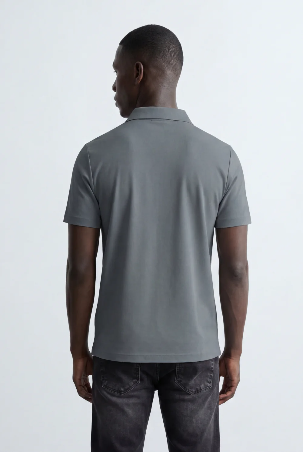 Men’s Tomato Store Essential Pique Polo Clean Solid Design Structured Collar T-Shirt - Image 16