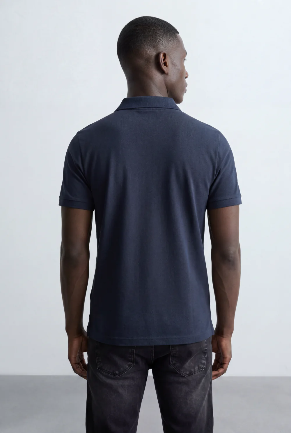 Men’s Tomato Store Essential Pique Polo Clean Solid Design Structured Collar T-Shirt - Image 23