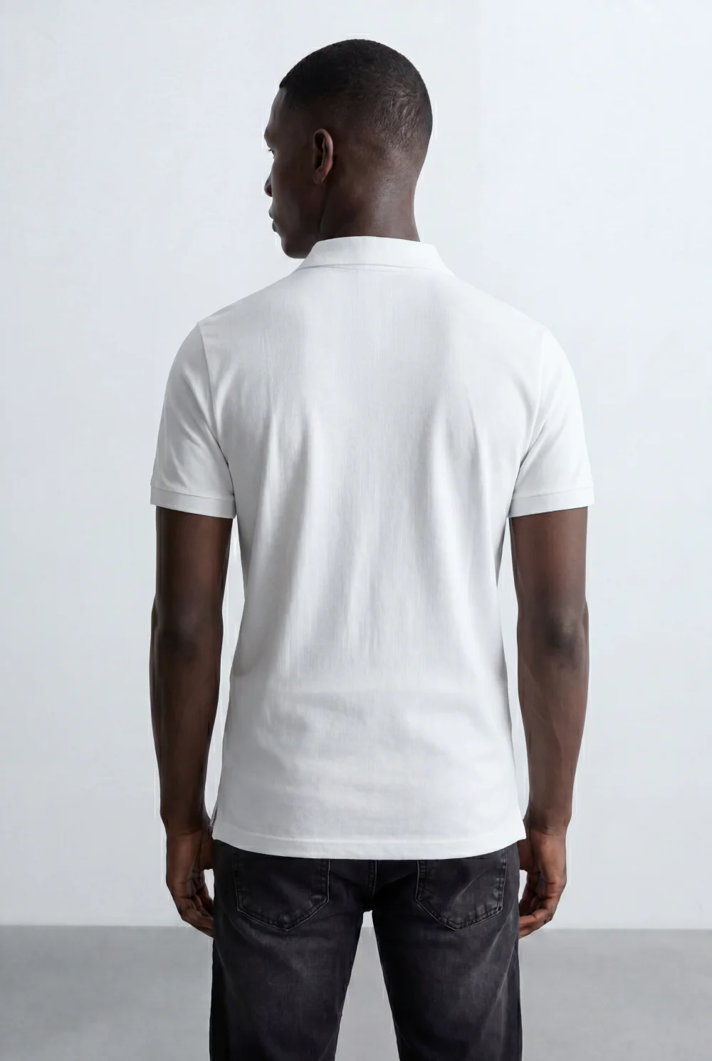 Men’s Tomato Store Essential Pique Polo Clean Solid Design Structured Collar T-Shirt - Image 27