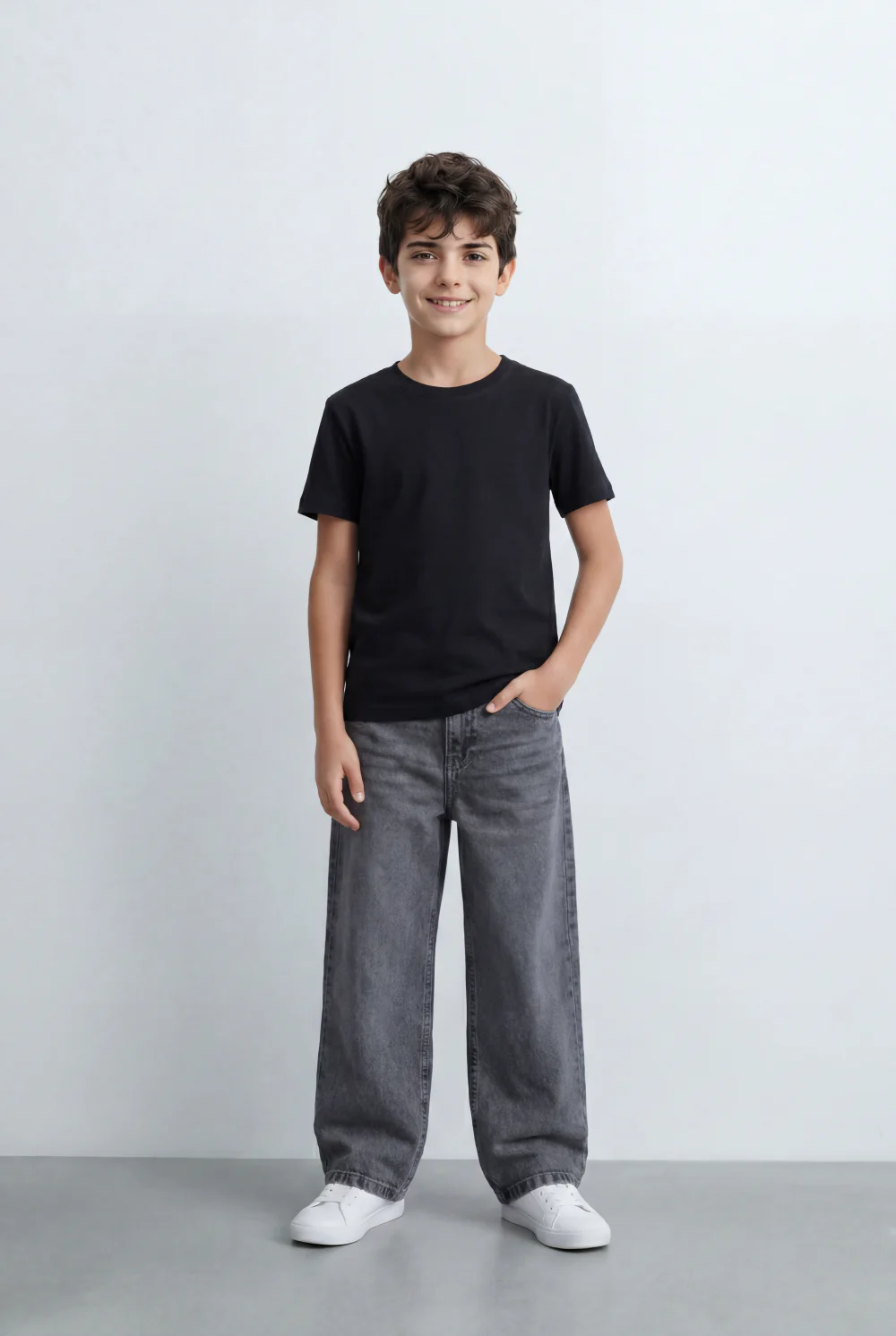 Boy’s Tomato Store Essential T-Shirt Clean Minimal Design Regular Fit Silhouette Everyday Versatility - Image 3