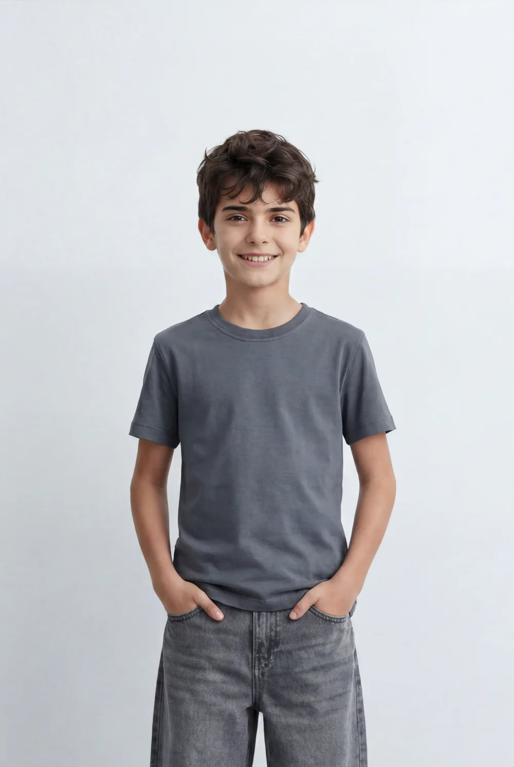 Boy’s Tomato Store Essential T-Shirt Clean Minimal Design Regular Fit Silhouette Everyday Versatility - Image 5