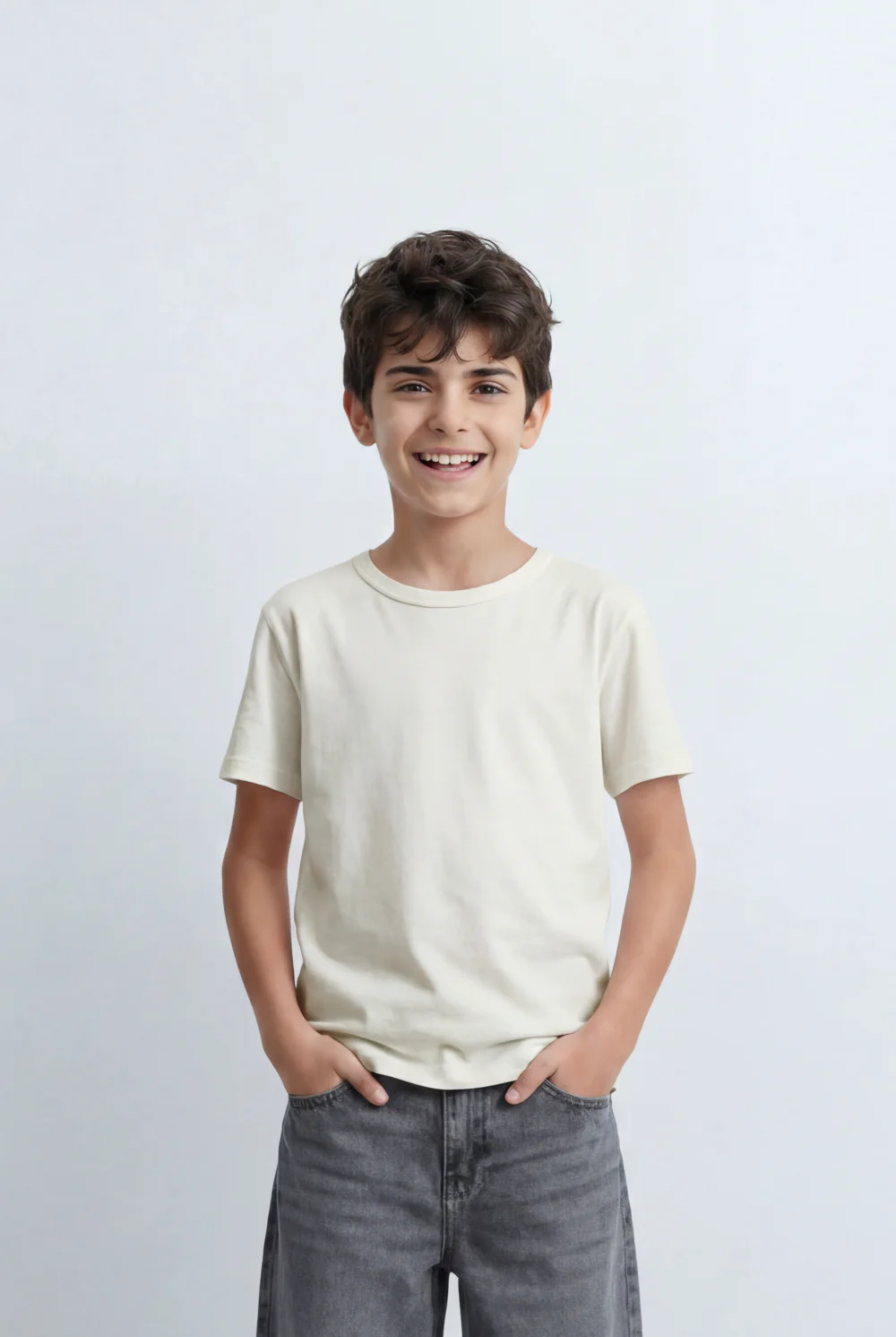 Boy’s Tomato Store Essential T-Shirt Clean Minimal Design Regular Fit Silhouette Everyday Versatility - Image 9