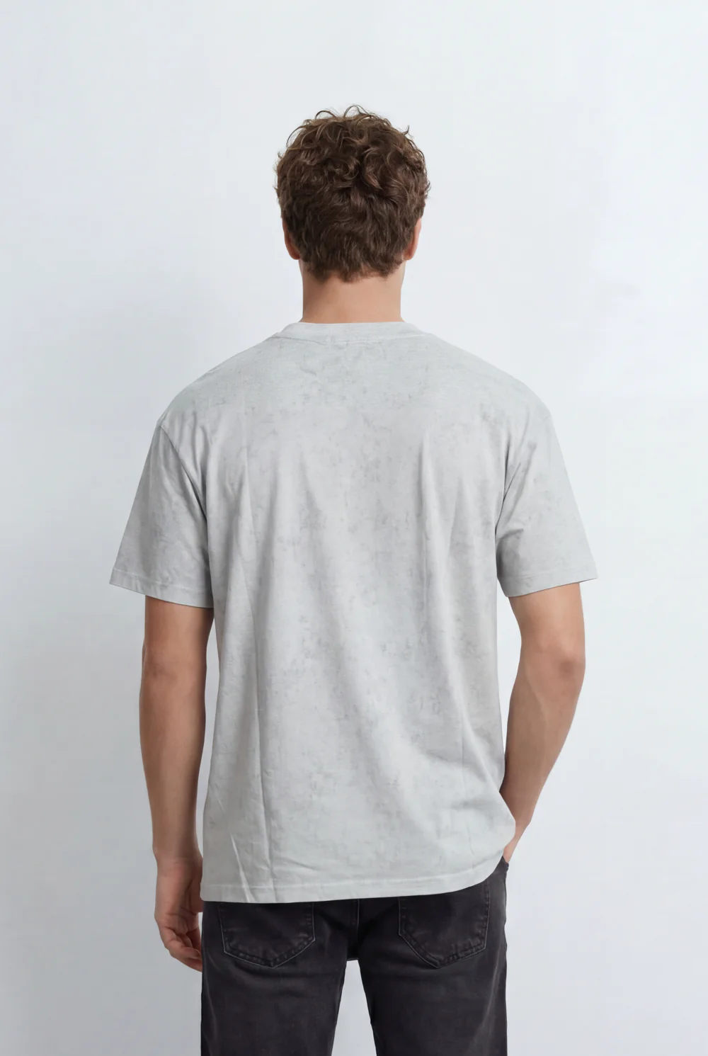 Men’s Tomato Store Everyday Washed Texture T-Shirt Built With A Relaxed Street Shape - Image 2