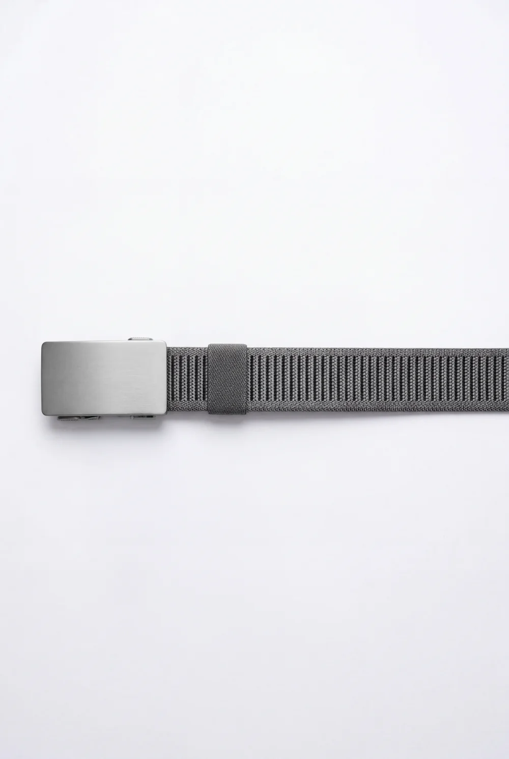Men’s Tomato Store Everyday Webbing Belt Smooth Brushed Metal Plate Buckle - Image 3