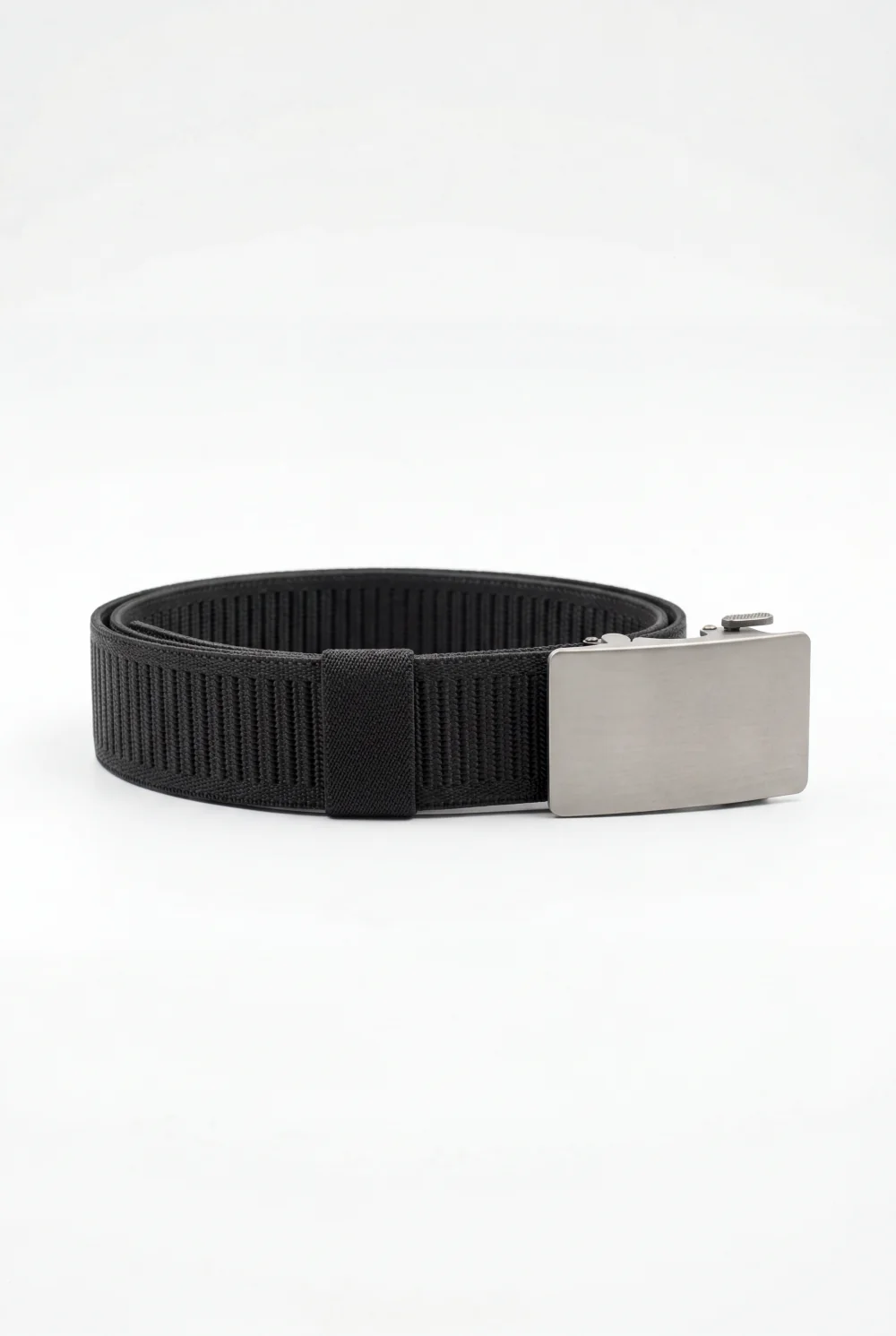 Men’s Tomato Store Everyday Webbing Belt Smooth Brushed Metal Plate Buckle - Image 4