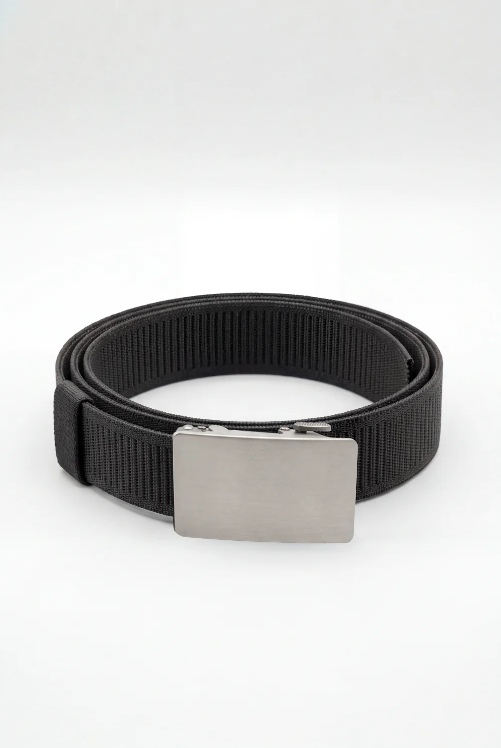 Men’s Tomato Store Everyday Webbing Belt Smooth Brushed Metal Plate Buckle - Image 5