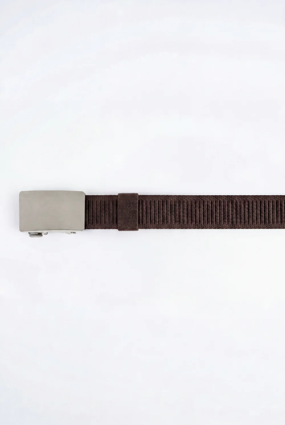 Men’s Tomato Store Everyday Webbing Belt Smooth Brushed Metal Plate Buckle - Image 9