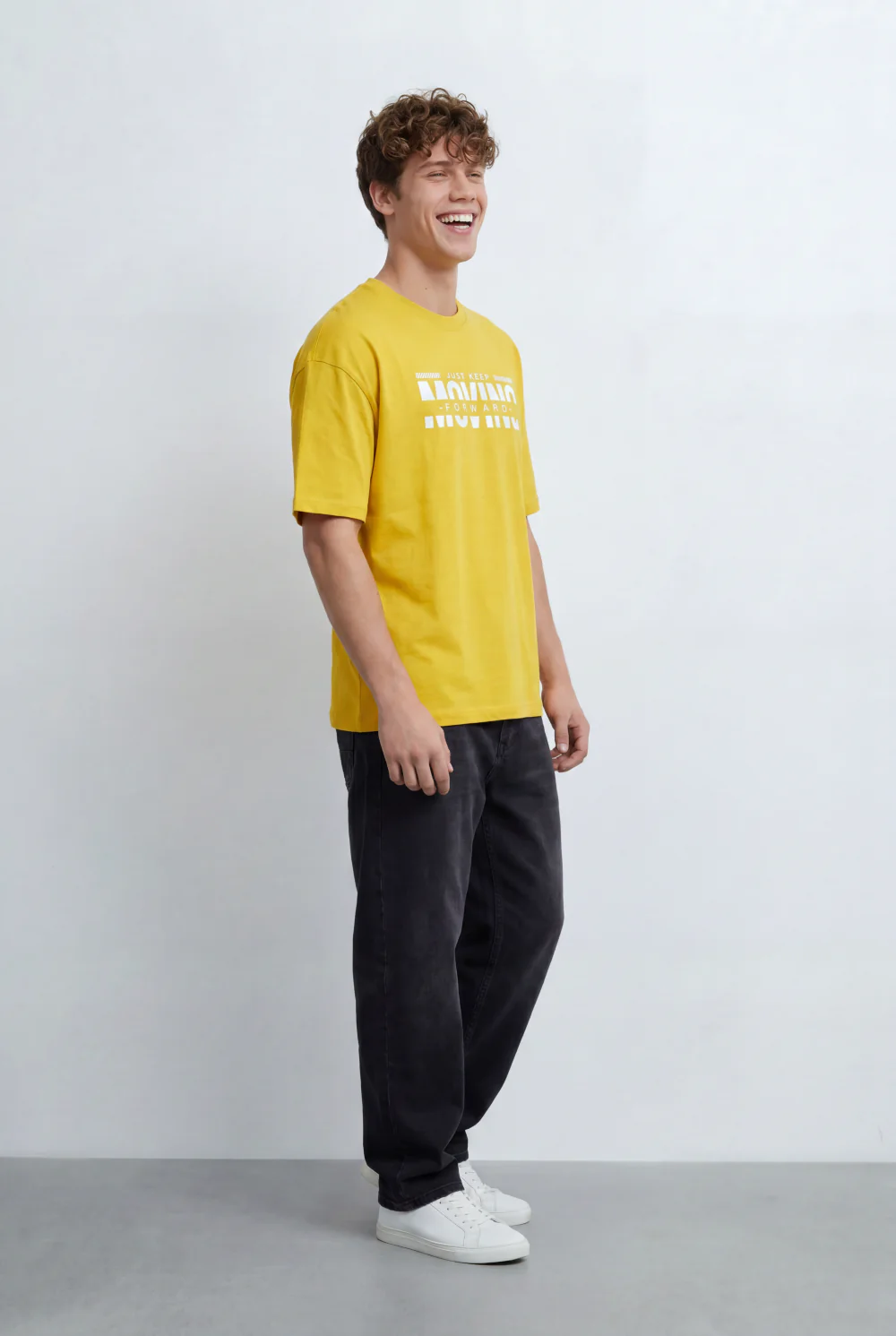 Men’s Tomato Store Graphic T-Shirt Bold Moving Front Print With Motivational Typography Artwork - Image 8
