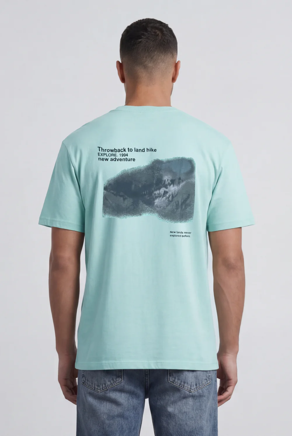 Men’s Tomato Store Graphic Regular Fit T-Shirt Minimal Front Print Outdoor Inspired Back Graphic - Image 2